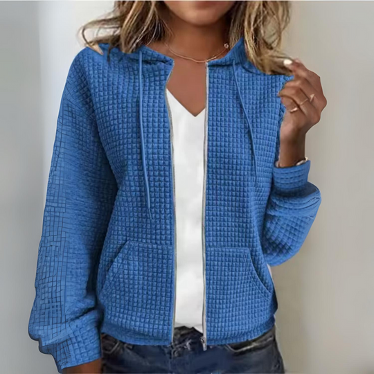 R&B | Freizeitjacke mit Reißverschluss und Kapuze