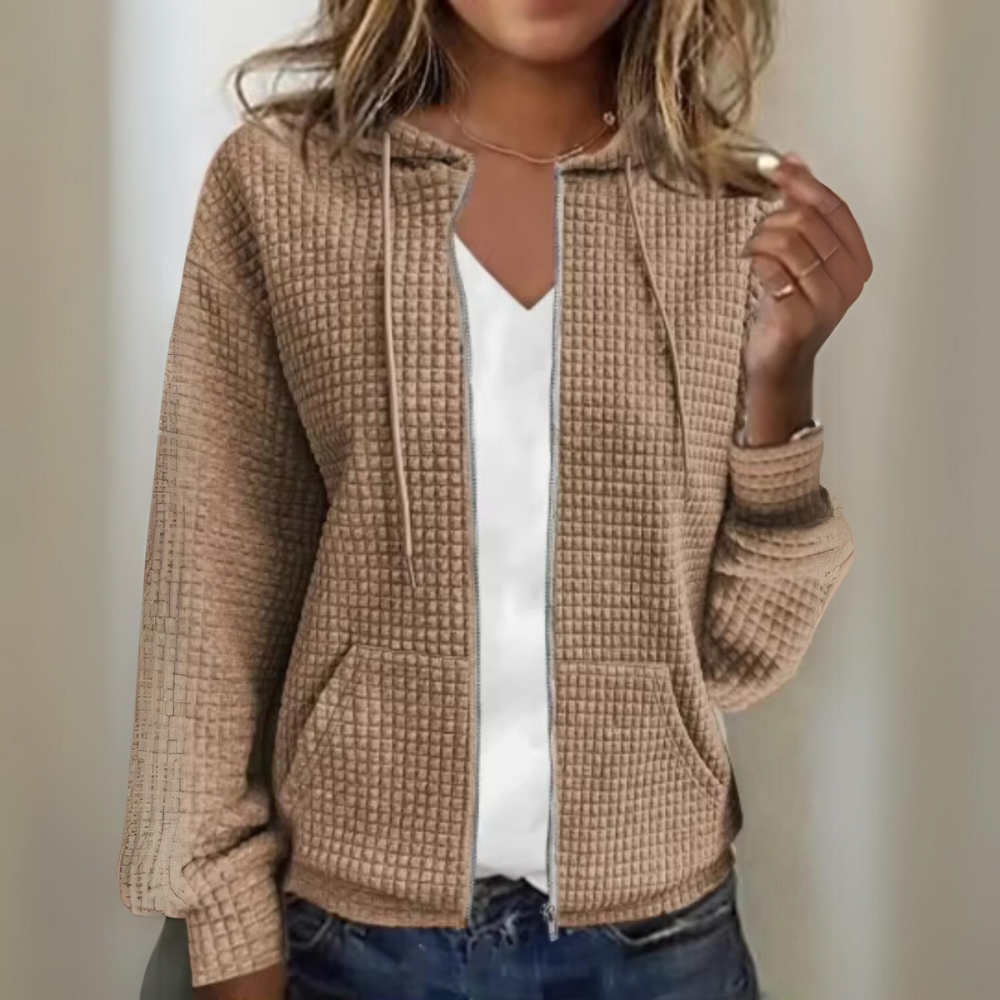 R&B | Freizeitjacke mit Reißverschluss und Kapuze