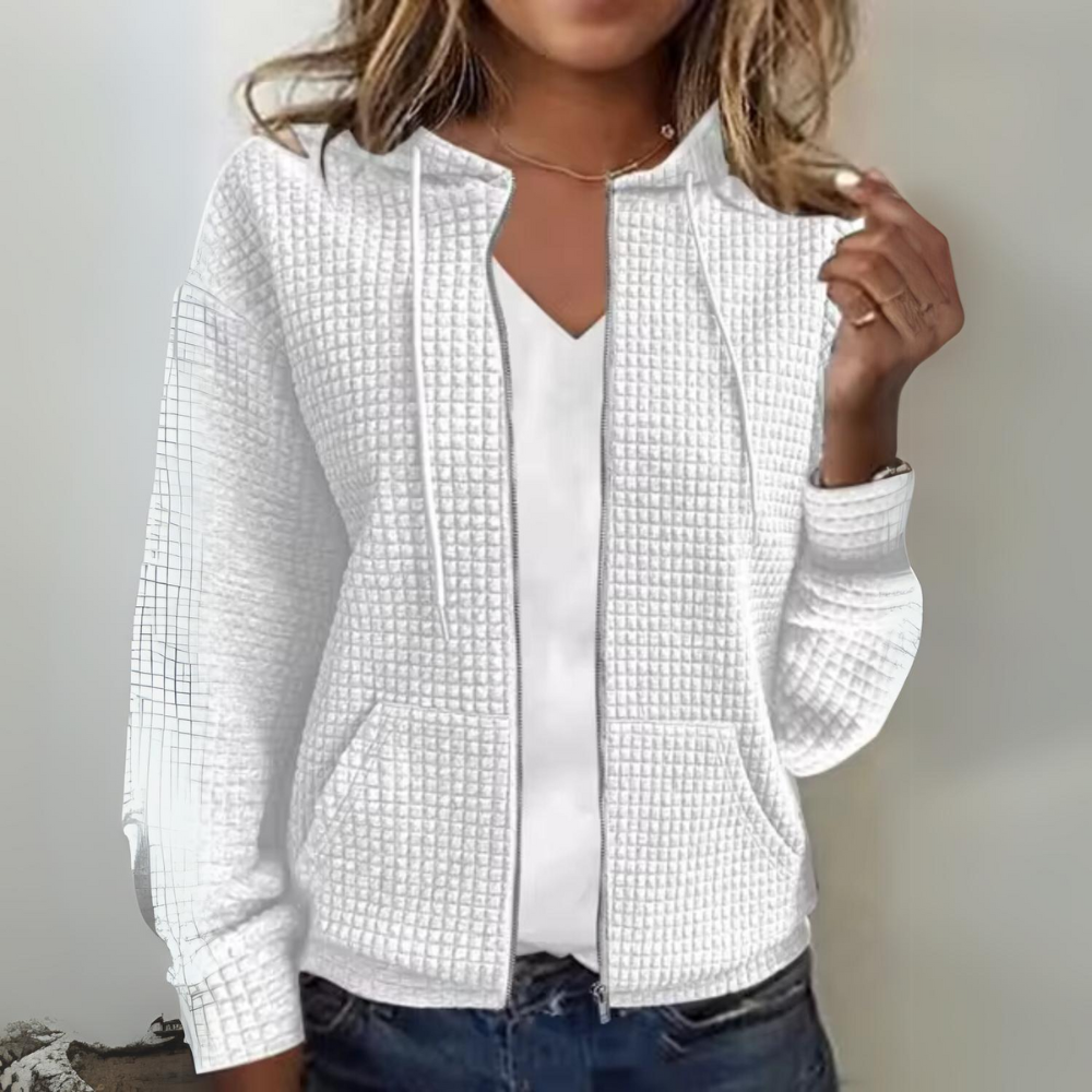 R&B | Freizeitjacke mit Reißverschluss und Kapuze