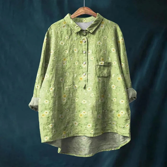 Bluse aus Baumwoll