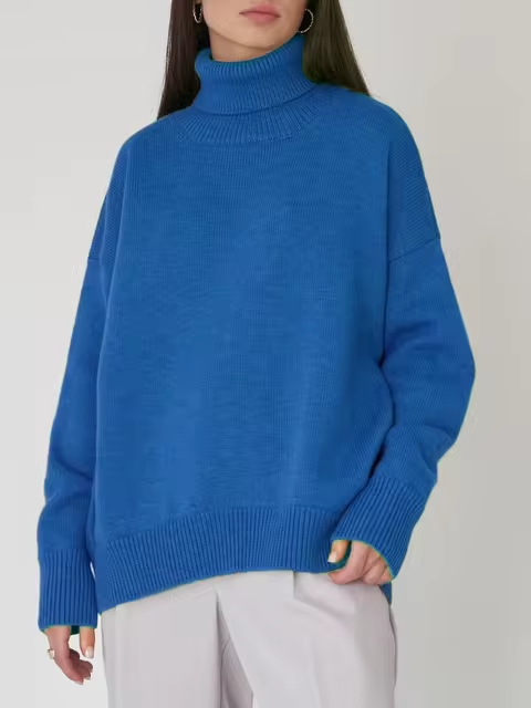 R&B | Rollkragenpullover mit lockerer Passform