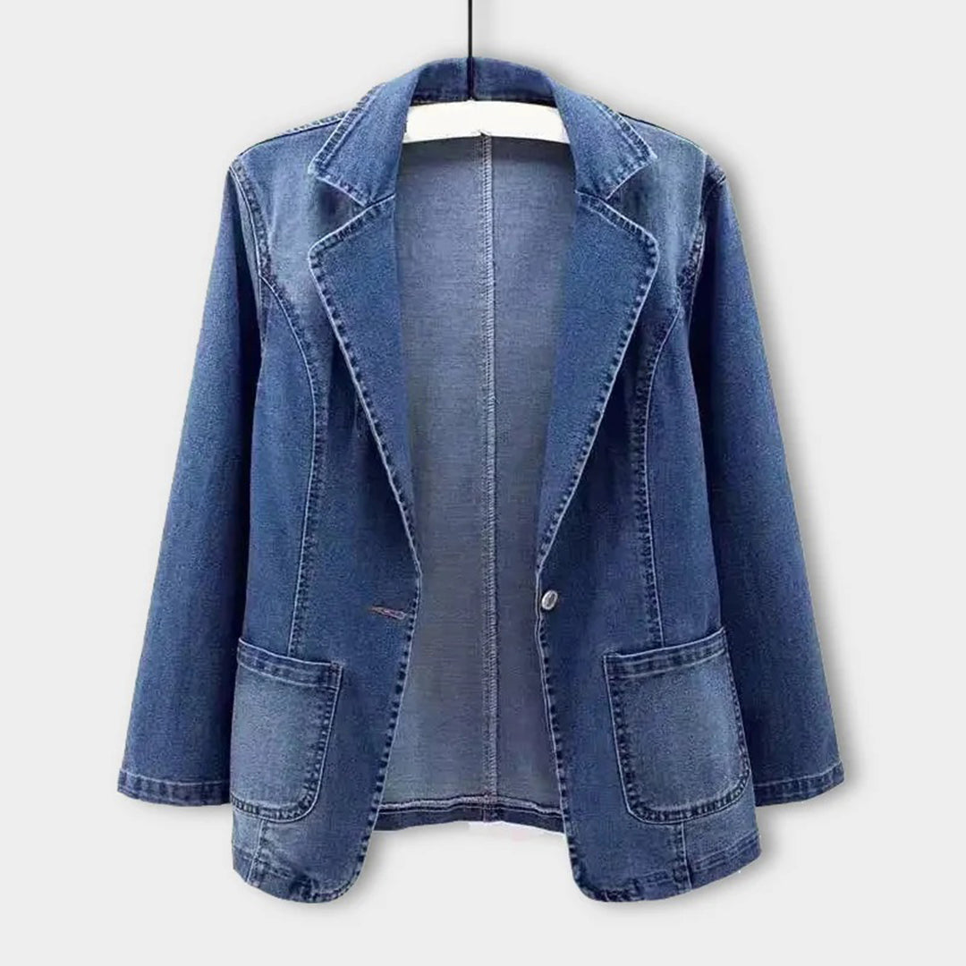 R&B | Stilvolle Lange Jeansblazer