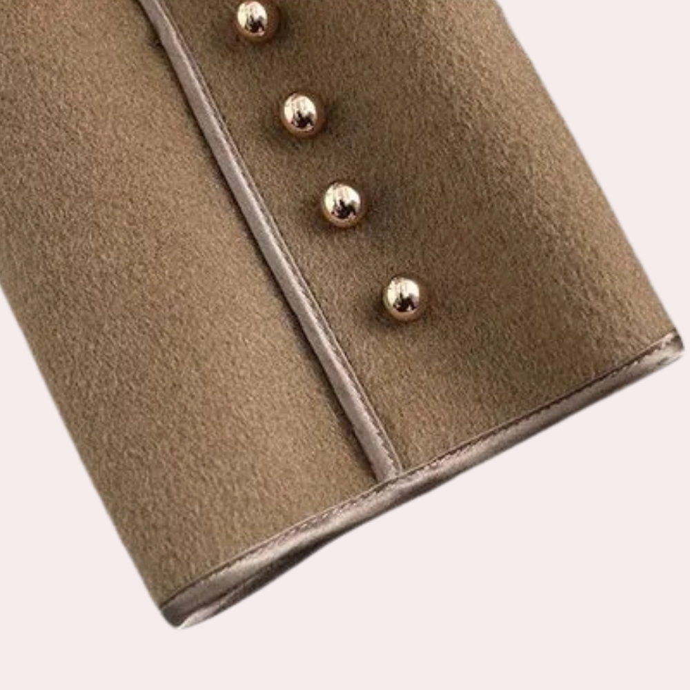 R&B | Stilvoller Wintergürtelmantel für Damen