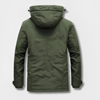 R&B | Militärisch inspirierte Winterjacke mit Kapuze