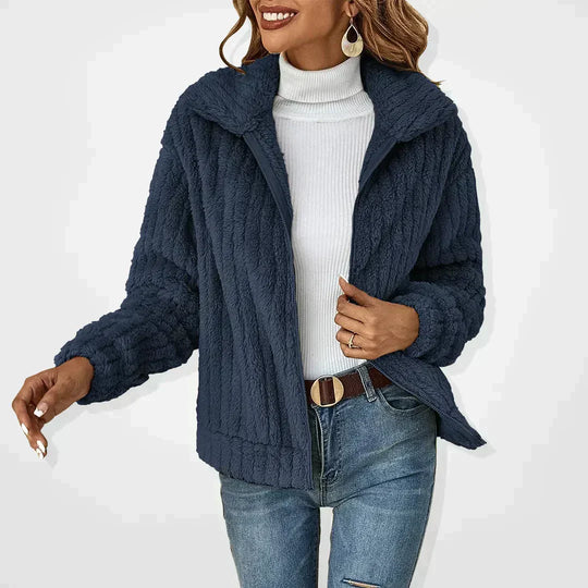 R&B | Luxuriöser Plüsch-Fleece-Jacke