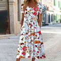 R&B | Florales Kleid mit Bauchabdeckung
