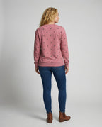 R&B | Lässiges Sweatshirt mit Sternmuster Langärmeliges Design Weich und Bequem