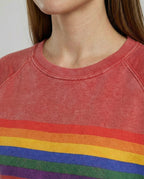 Weicher Regenbogen Pullover Damen | R&B