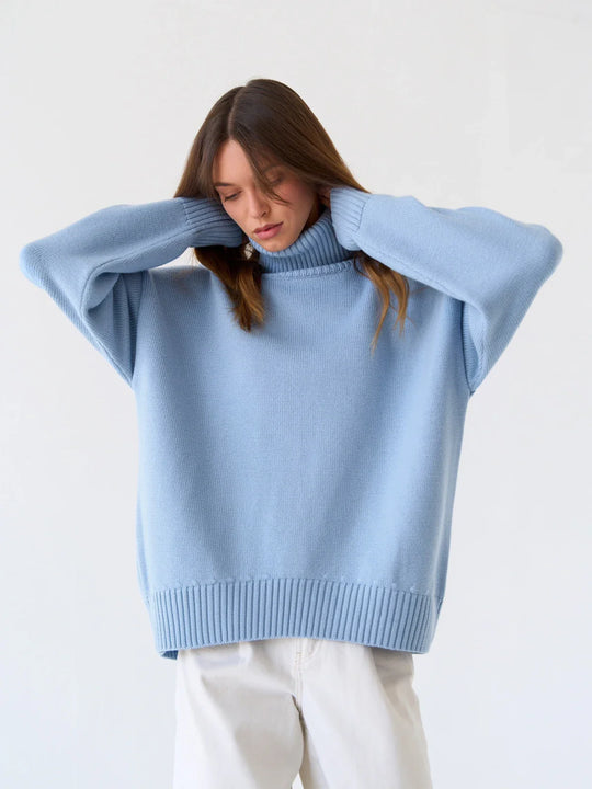 R&B | Rollkragenpullover mit lockerer Passform