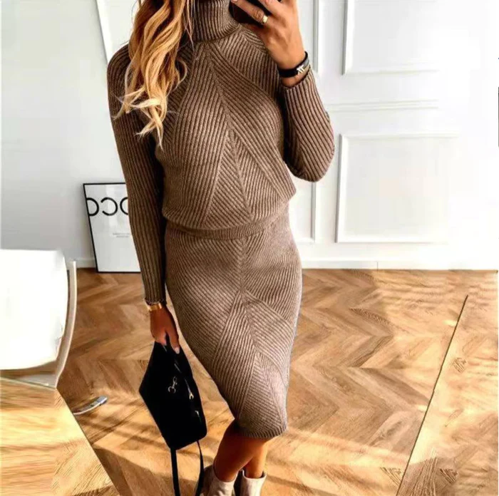 R&BMode | Gemütliches Pullover-Strickkleid