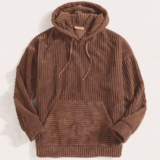 R&B | Strukturierte Kapuzenjacke mit Kängurutasche Stilvoll und Bequem
