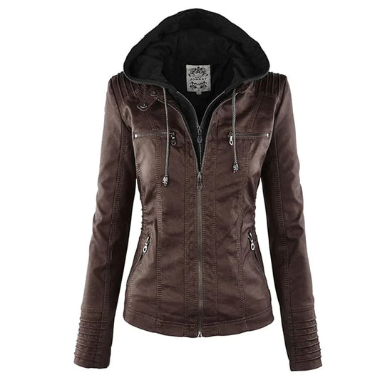 R&B | Stilvolle Motorradjacke mit Kapuze