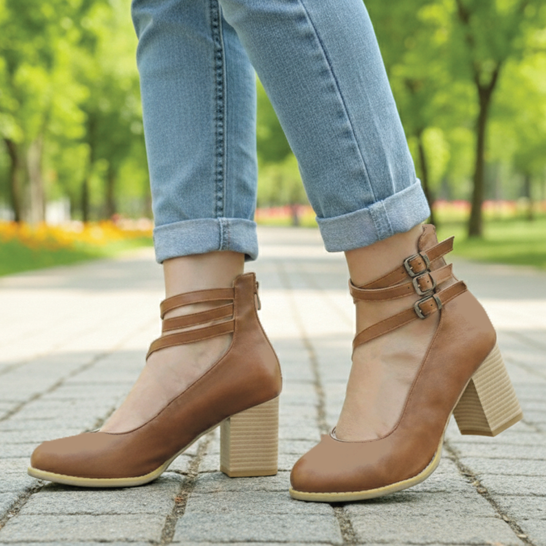 R&B | Blockabsatz Knöchel Schuhe