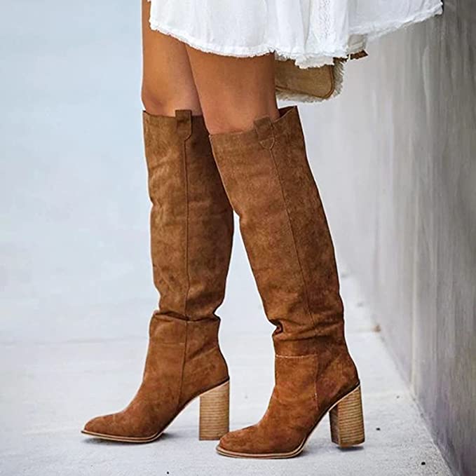 R&B | Frauen Kniefallende Stiefel
