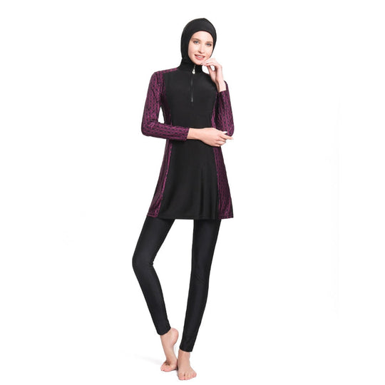 R&B | Muslimische Frauen Bademode Burkini Bedruckter Badeanzug