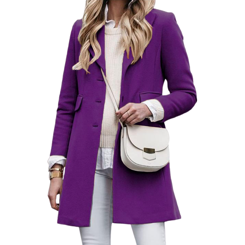R&B | Eleganter Wollmantel für Damen