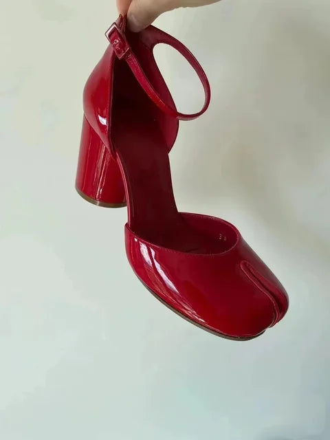 Rote DamenSandale R&B