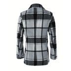 R&B | Kariertes Jacke mit Klassischem Kragen Polyester/wolle Stilvoll und Komfortabel