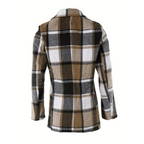 R&B | Kariertes Jacke mit Klassischem Kragen Wollmischung Komfortabel und Schick