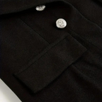 R&B | Blazer mit Vorderknöpfen in Schwarz - Stilvoll und Vielseitig