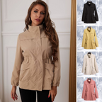 R&B | Parka Jacke - Hoher Kragen - Verstellbare Taille - Winddicht mit Taschen