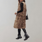 R&B | Lange Winterjacke Weste für Frauen