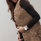 R&B | Lange Winterjacke Weste für Frauen