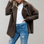 R&B | Damen Teddy Oversized Jacke
