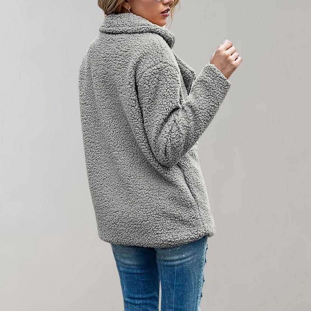 R&B | Damen Teddy Oversized Jacke