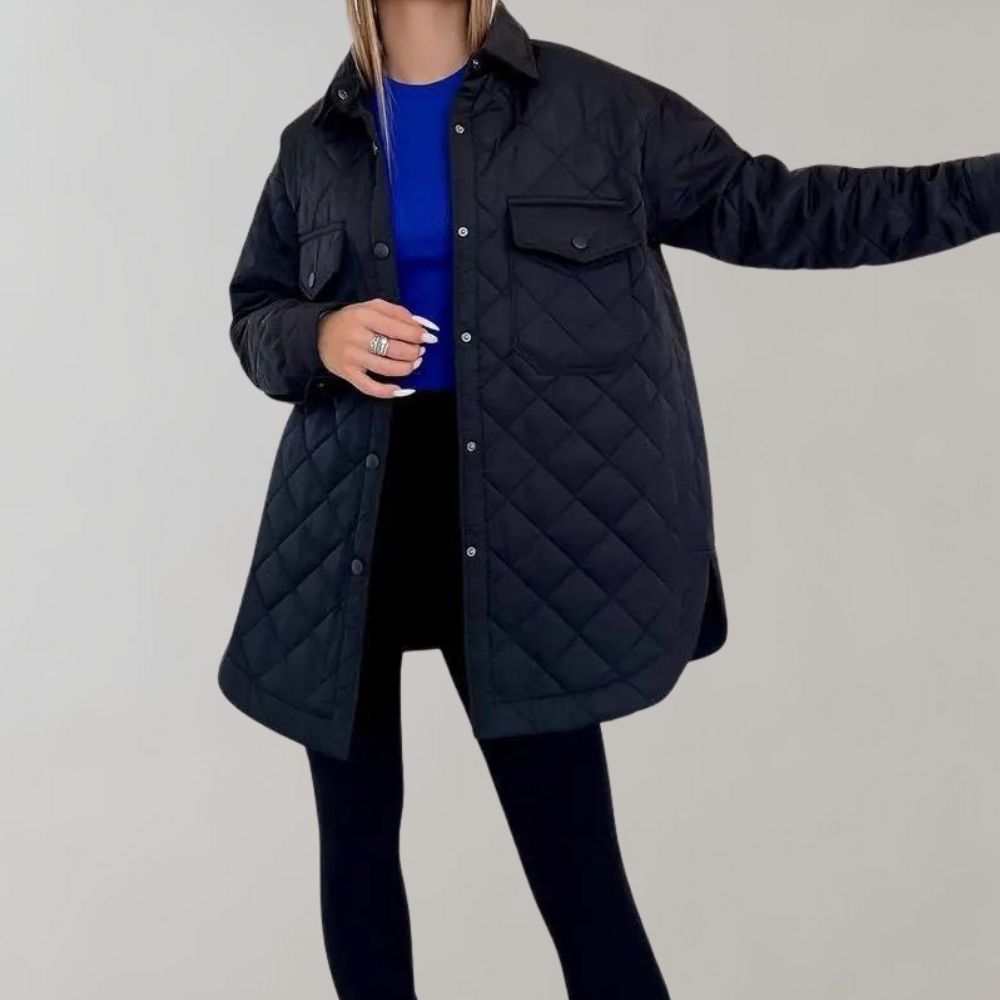 R&B | Stilvolle lange Herbstjacke für Frauen
