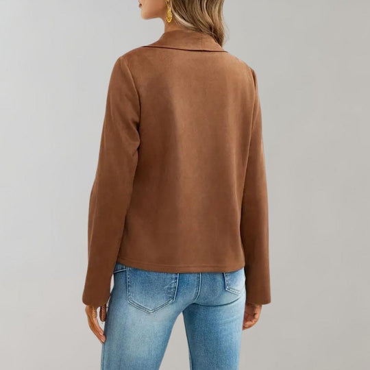 R&B | Stilvolle Wildlederjacke für Frauen, perfekt für den Herbst