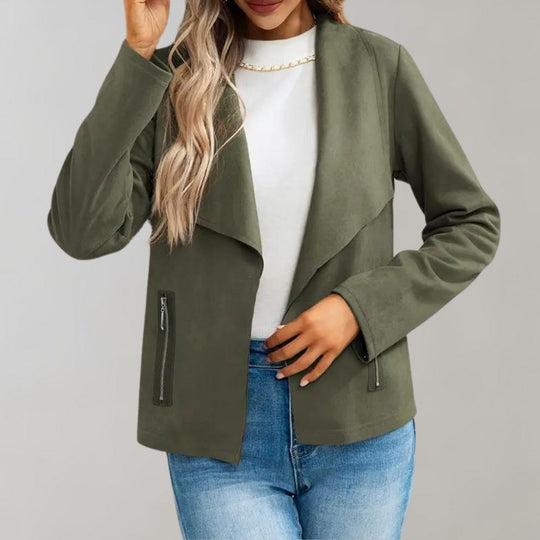 R&B | Stilvolle Wildlederjacke für Frauen, perfekt für den Herbst