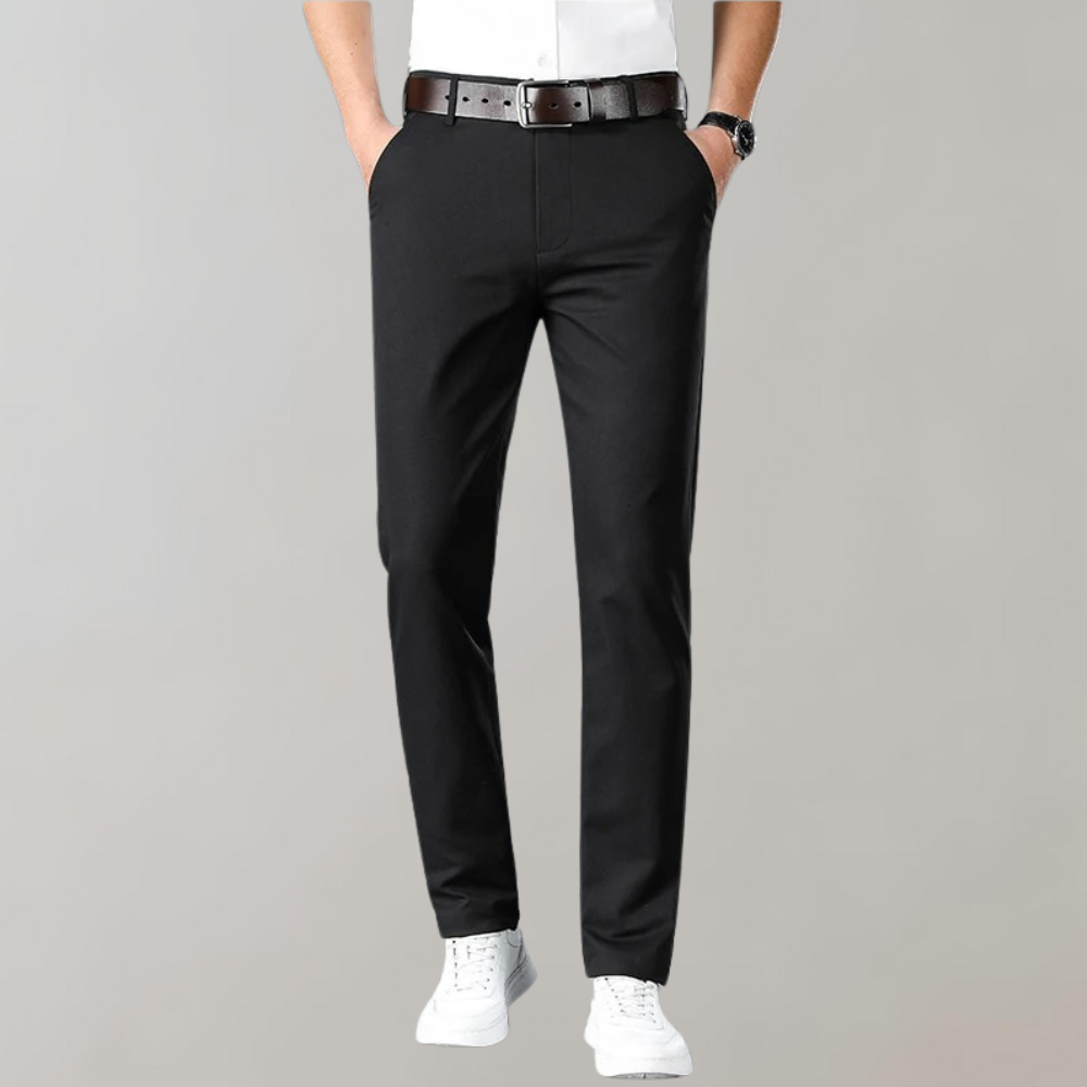 R&B | Chinos Slim Fit Baumwollmischung Flache Front Business Lässig Stil