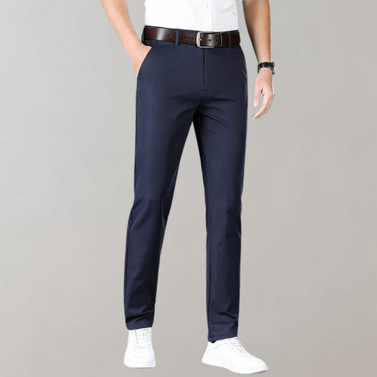 R&B | Chinos Slim Fit Baumwollmischung Flache Front Business Lässig Stil