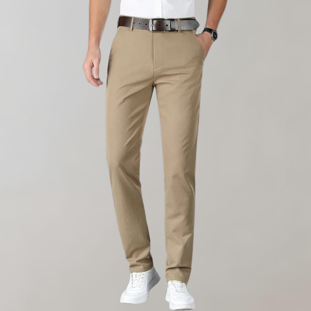 R&B | Chinos Slim Fit Baumwollmischung Flache Front Business Lässig Stil