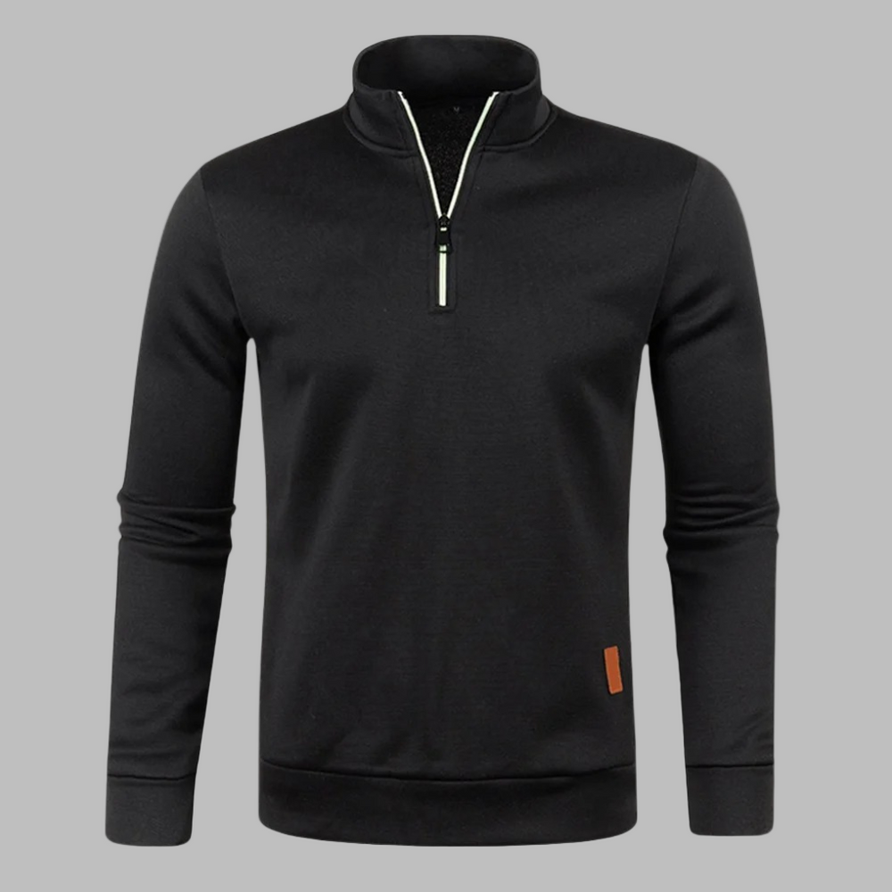 R&B | Herren Sommerpullover mit Reißverschluss