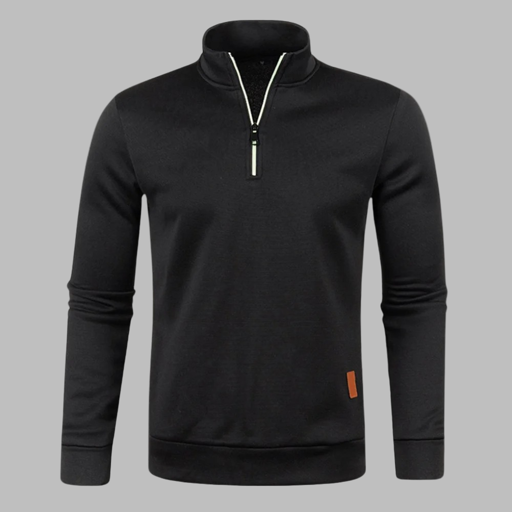 R&B | Herren Sommerpullover mit Reißverschluss