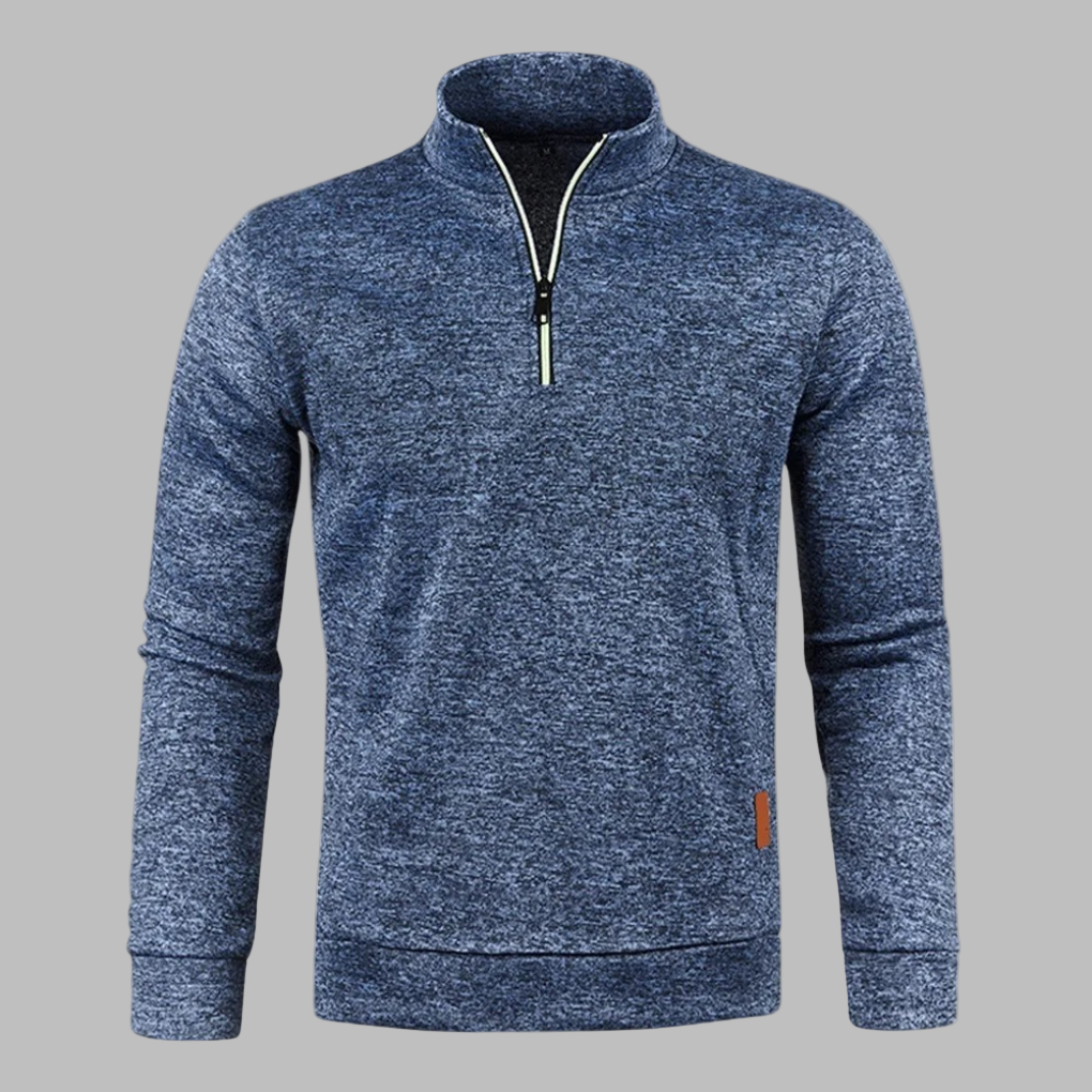 R&B | Herren Sommerpullover mit Reißverschluss