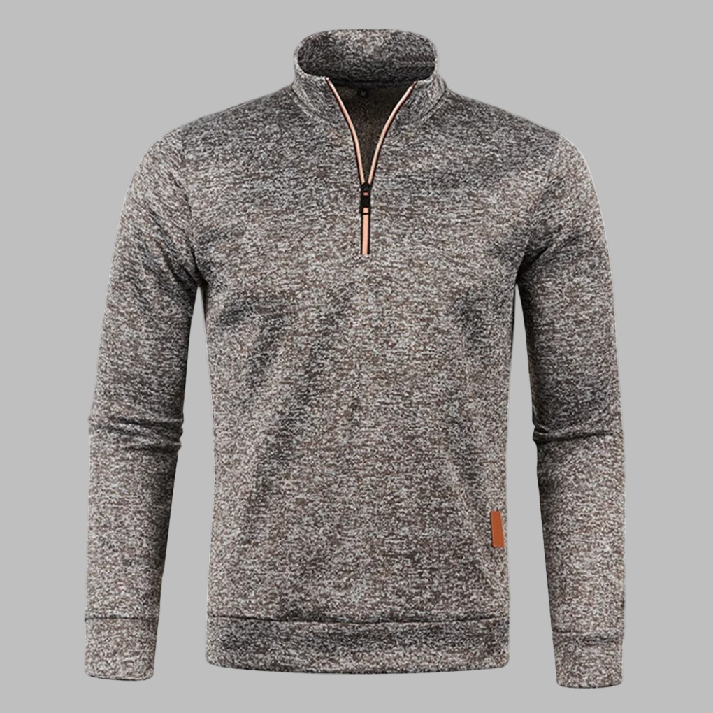 R&B | Herren Sommerpullover mit Reißverschluss