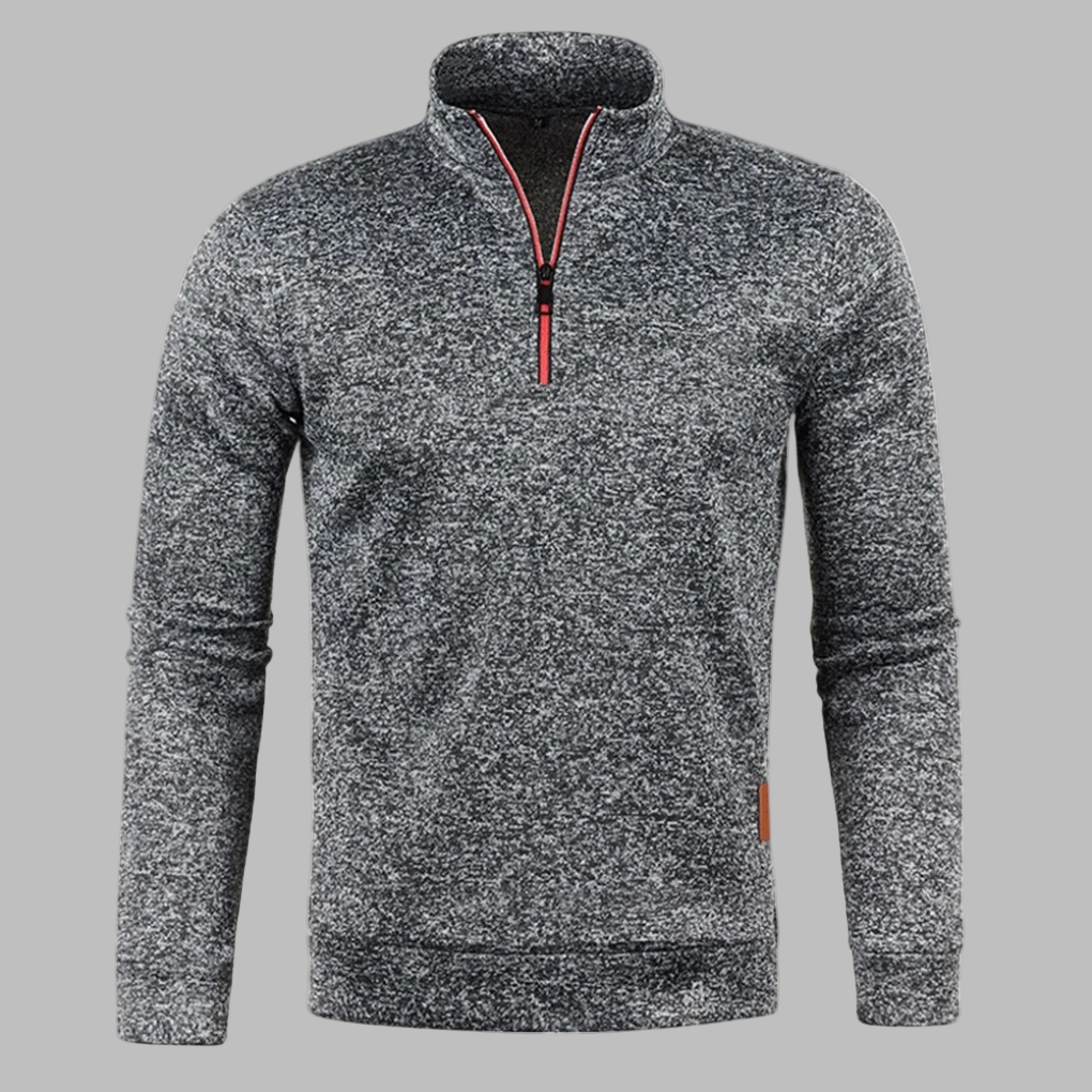 R&B | Herren Sommerpullover mit Reißverschluss