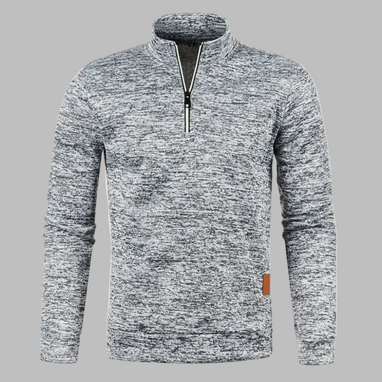 R&B | Herren Sommerpullover mit Reißverschluss