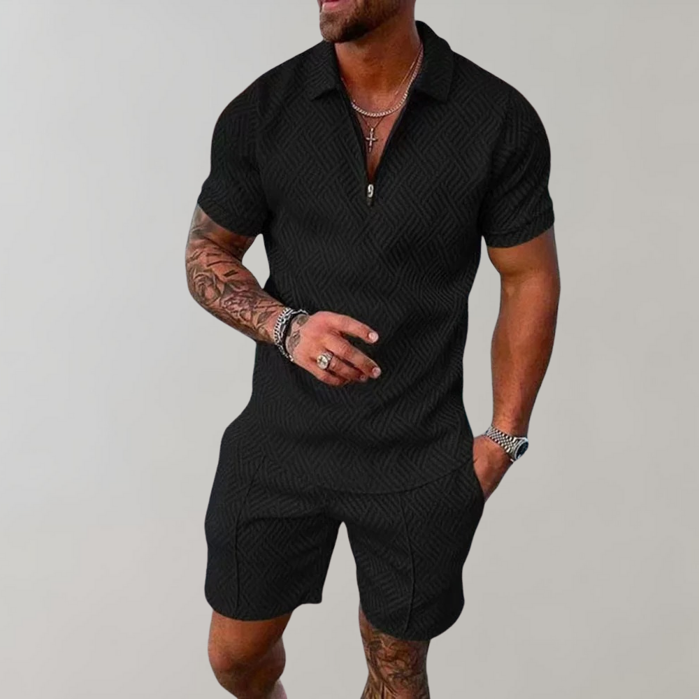 Drune | Polo und Shorts Sommer Satz Herren