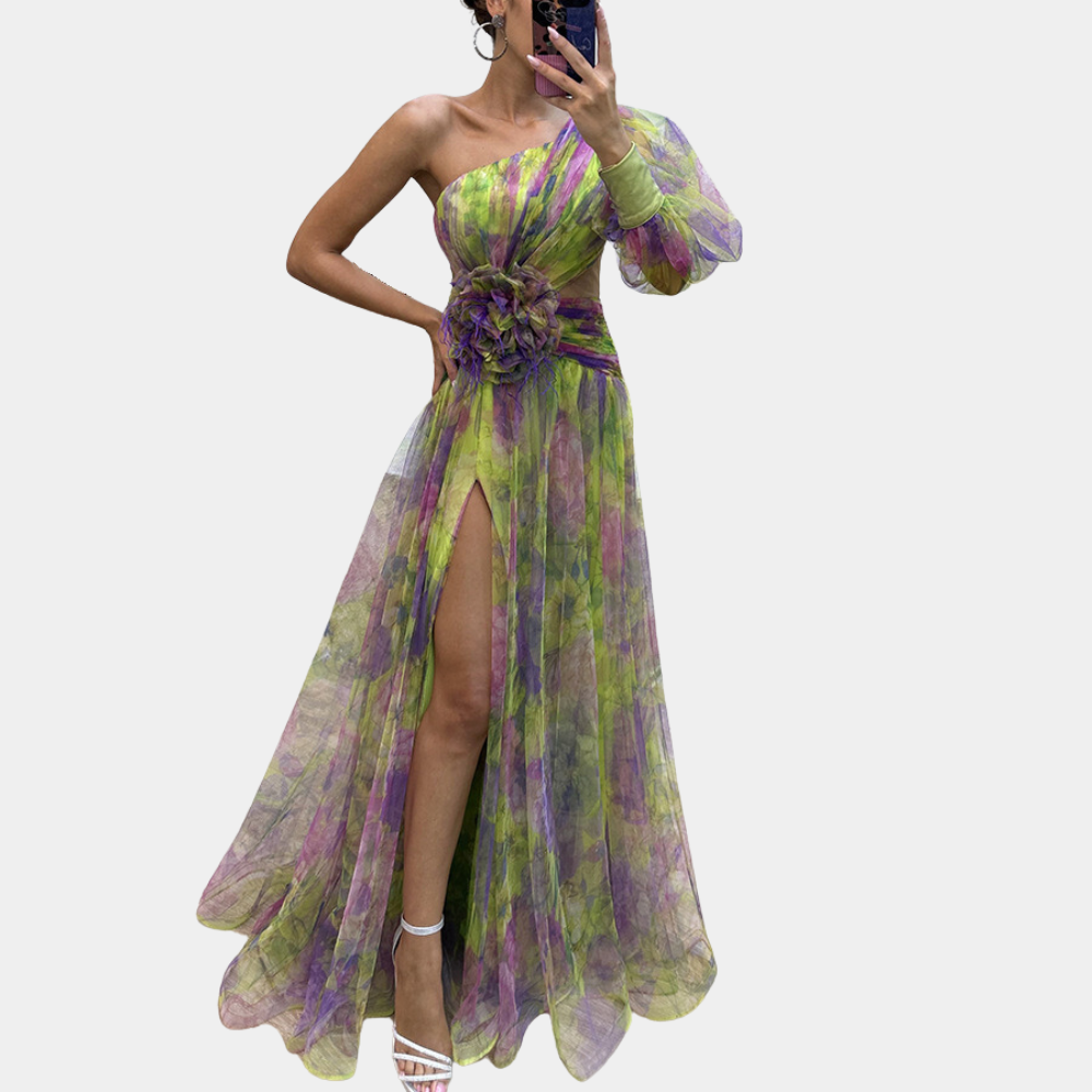 R&B | Elegantes Maxikleid für Frauen Zeitloser Stil Von Hoher Qualität Emmaz