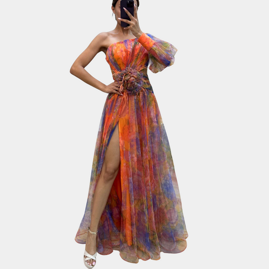 R&B | Elegantes Maxikleid für Frauen Zeitloser Stil Von Hoher Qualität Emmaz