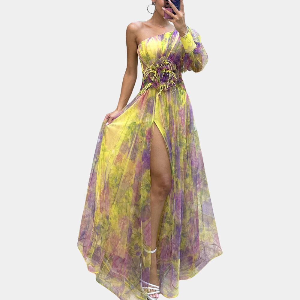 R&B | Elegantes Maxikleid für Frauen Zeitloser Stil Von Hoher Qualität Emmaz
