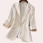 R&B | Blazer mit 3/4 Ärmeln Polyester Elegant und Vielseitig