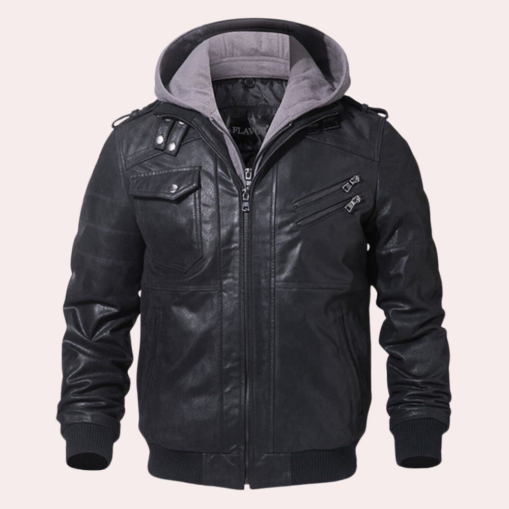 R&B | Stilvolle Herrenjacke mit Kapuze