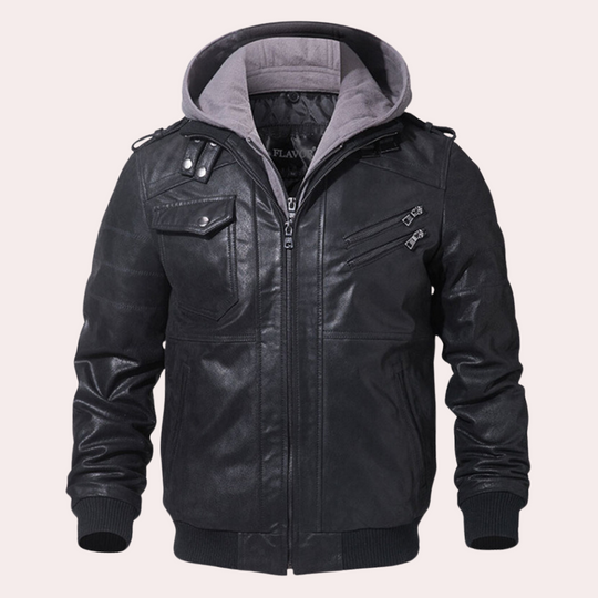 R&B | Stilvolle Herrenjacke mit Kapuze