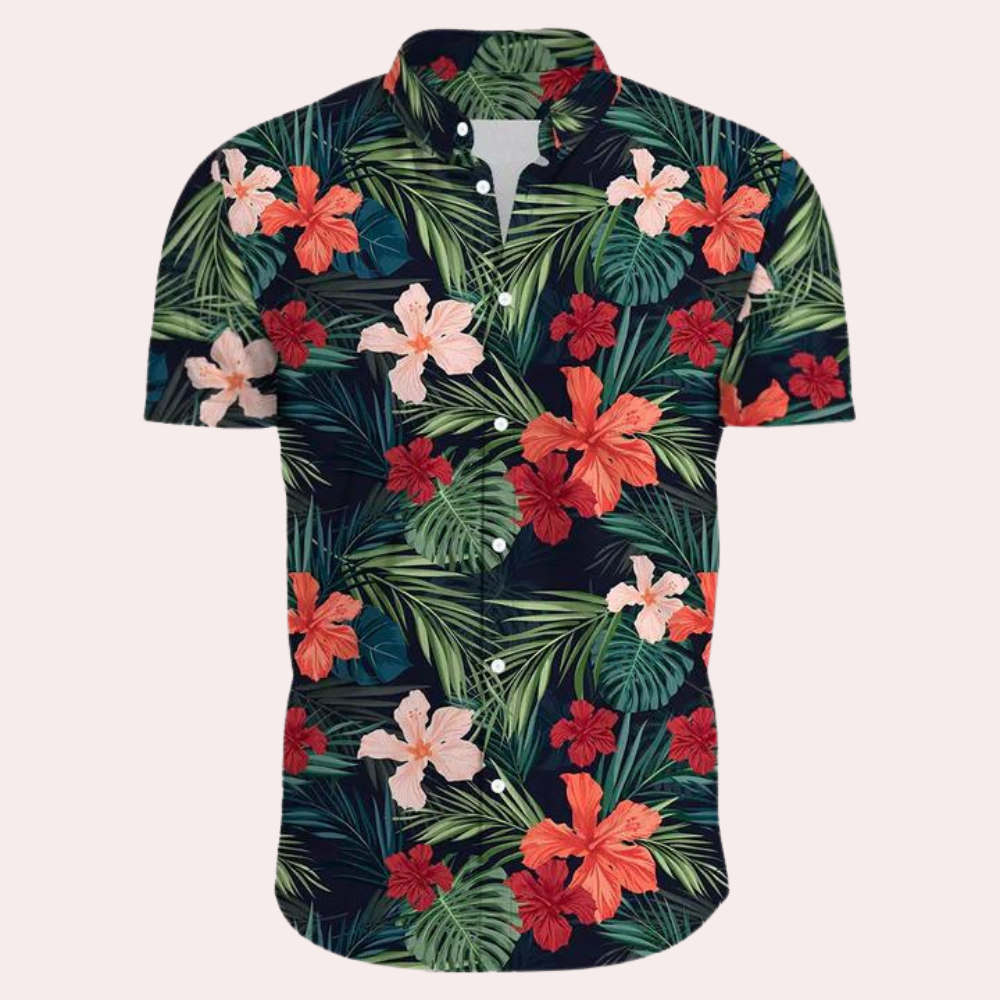 R&B | Farbenfrohe und Trendige Hawaii-Hemd für Männer