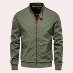 R&B | Herren Sommerjacke mit Stehkragen und Reißverschluss